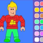 Roblox Coloring Game